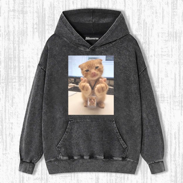 WACKY CAT HOODIE