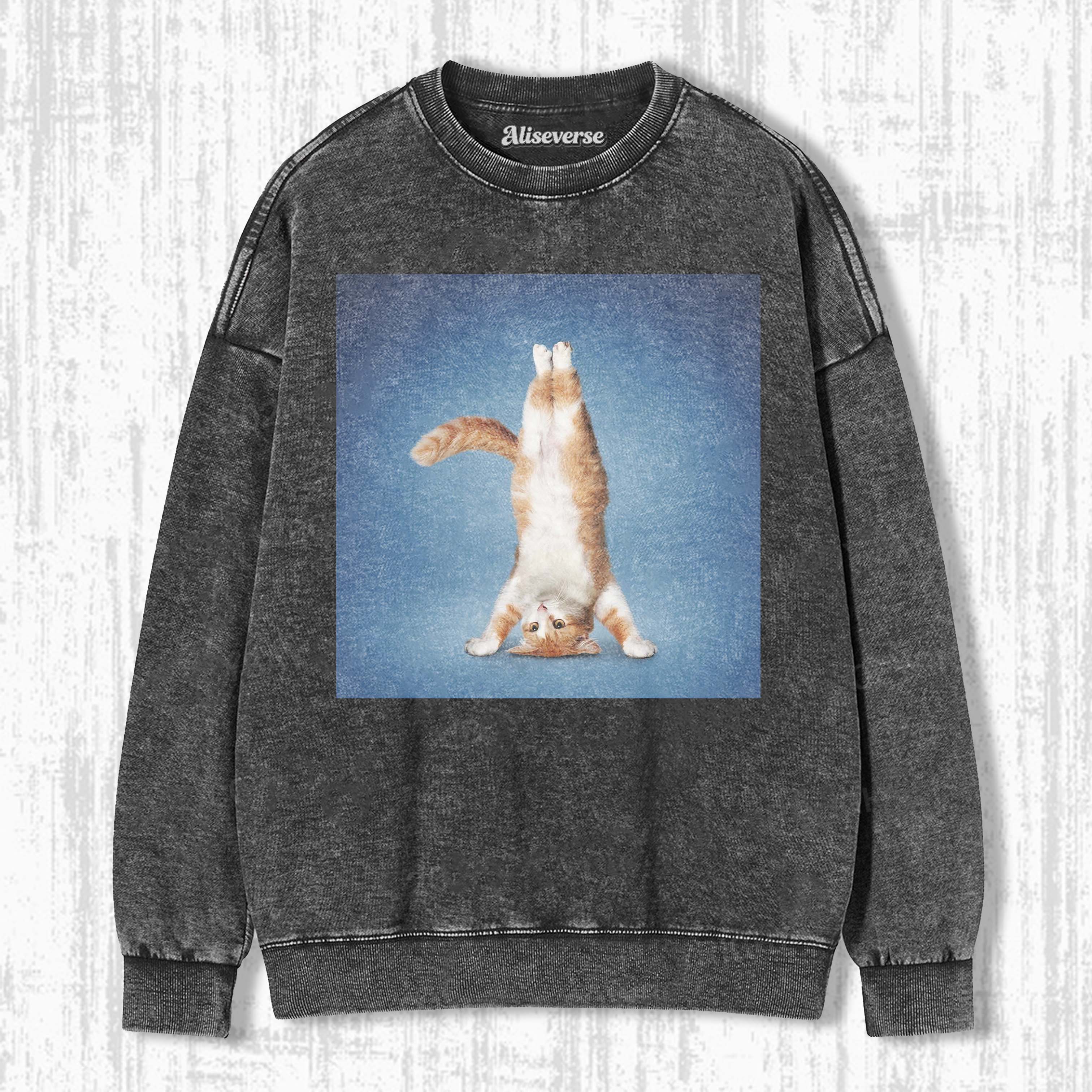 WACKY CAT SWEATSHIRTS