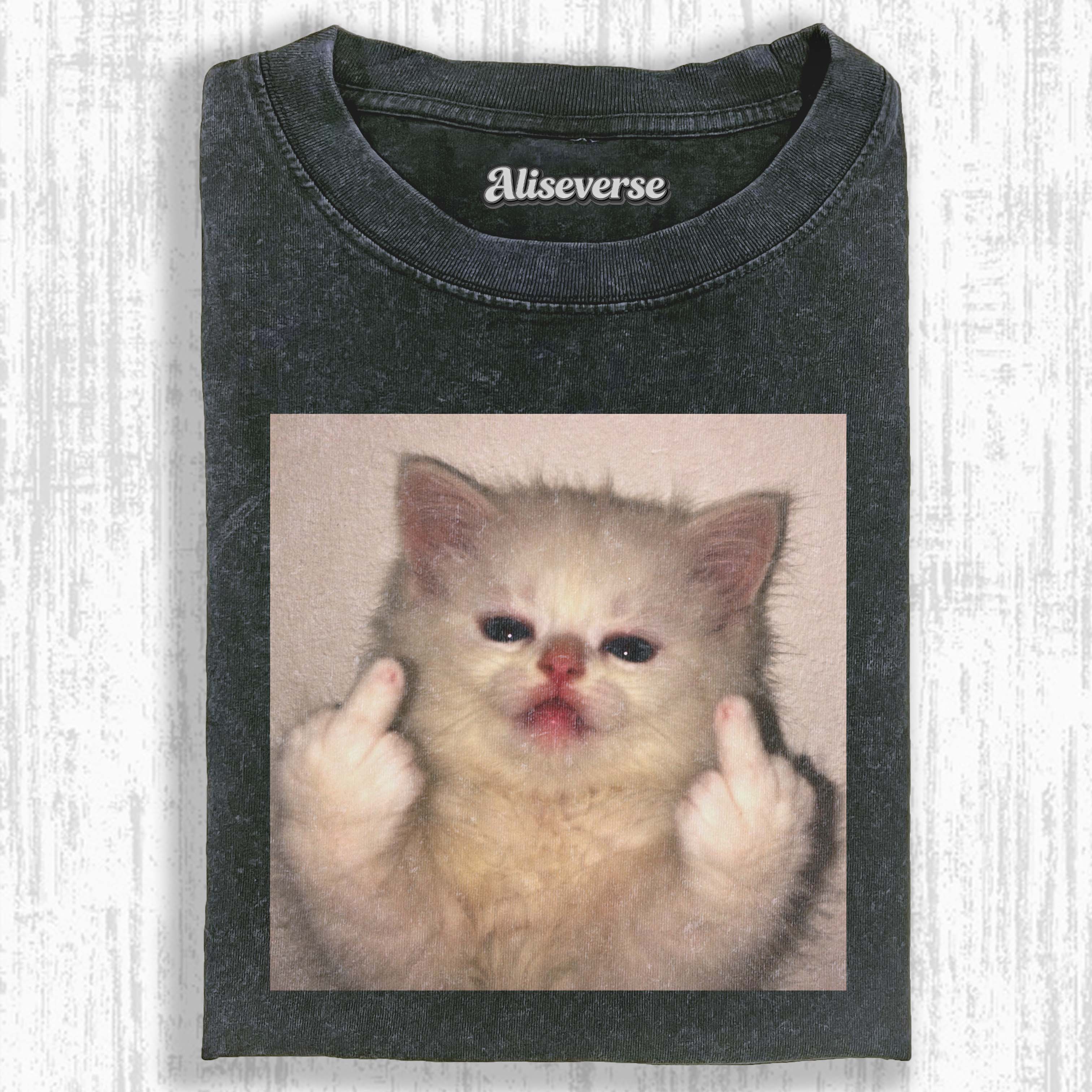 WACKY CAT T-SHIRT