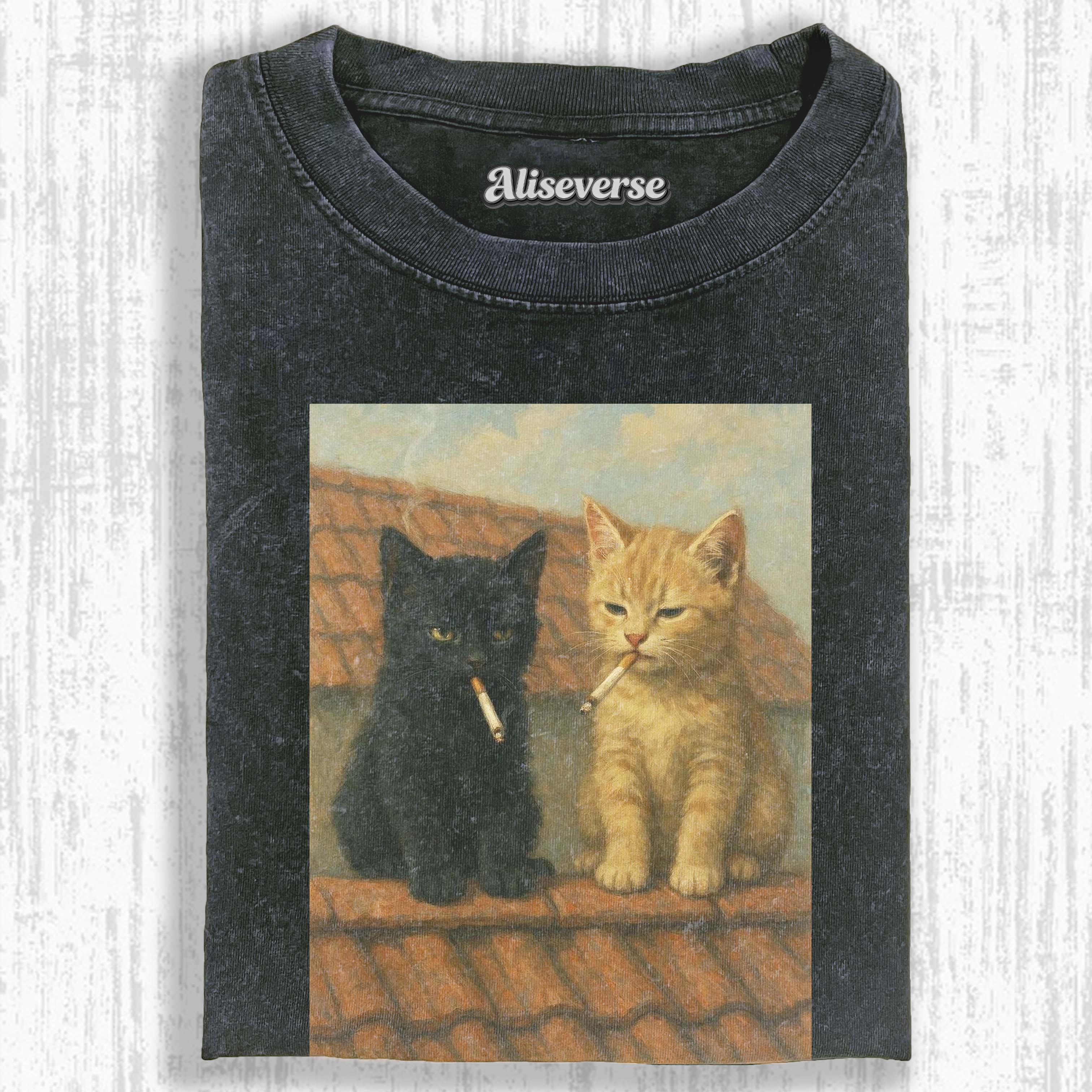 WACKY CAT T-SHIRT