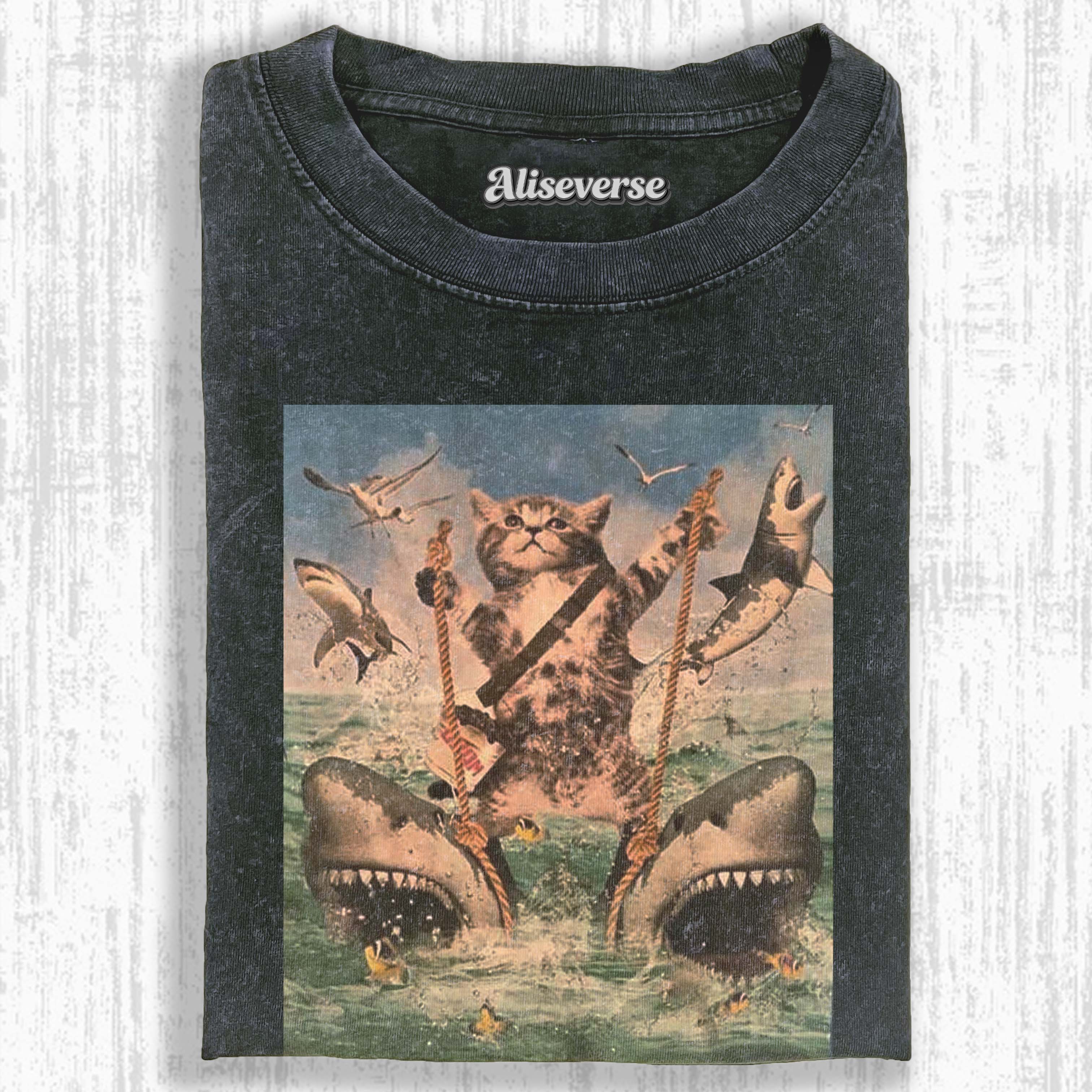 WACKY CAT T-SHIRT
