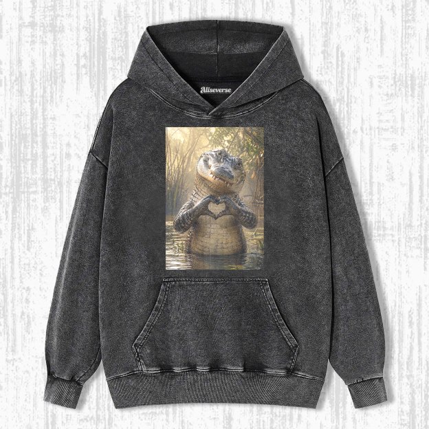 WACKY CROCODILE HOODIE