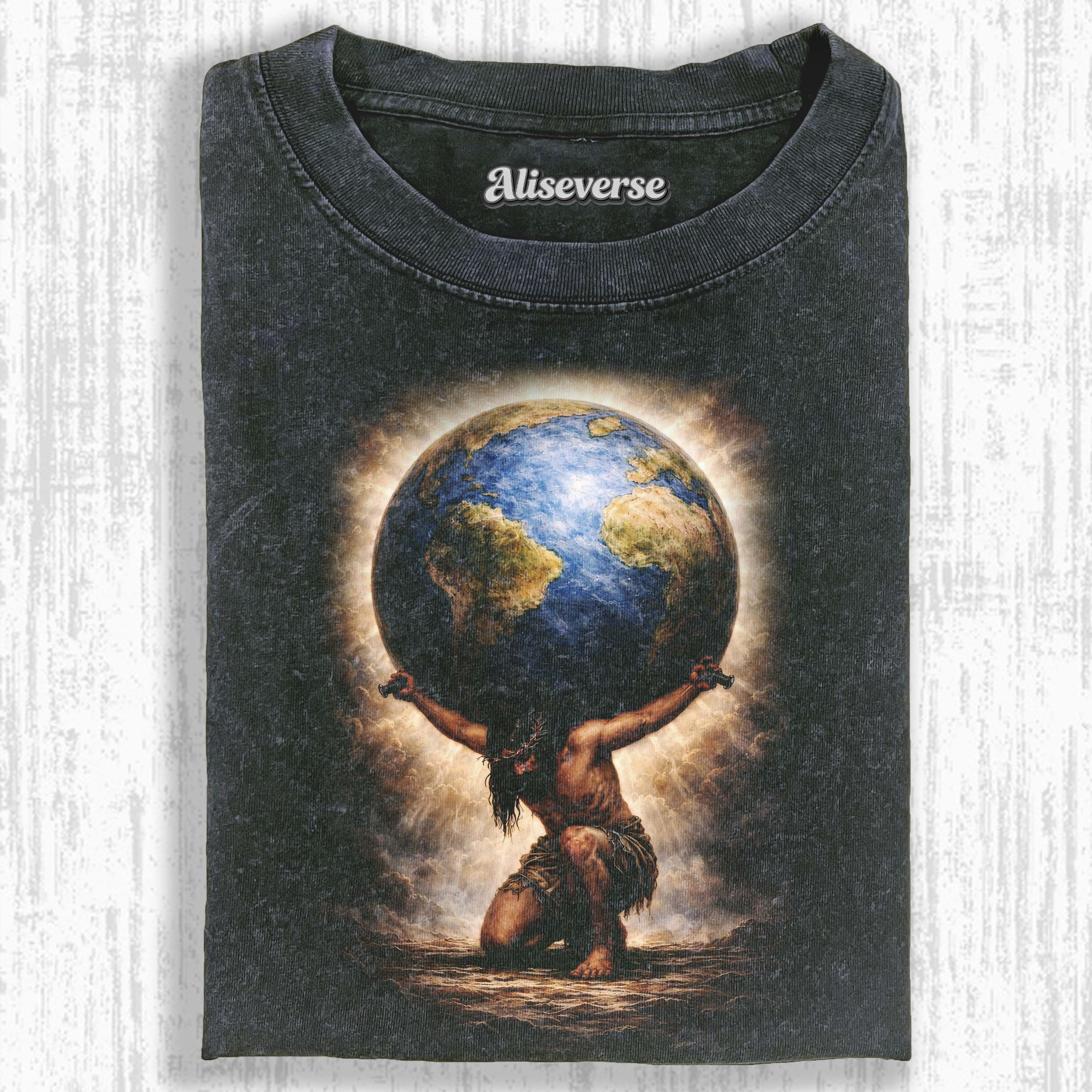 WORLD ON MY SHOULDERS T-SHIRT