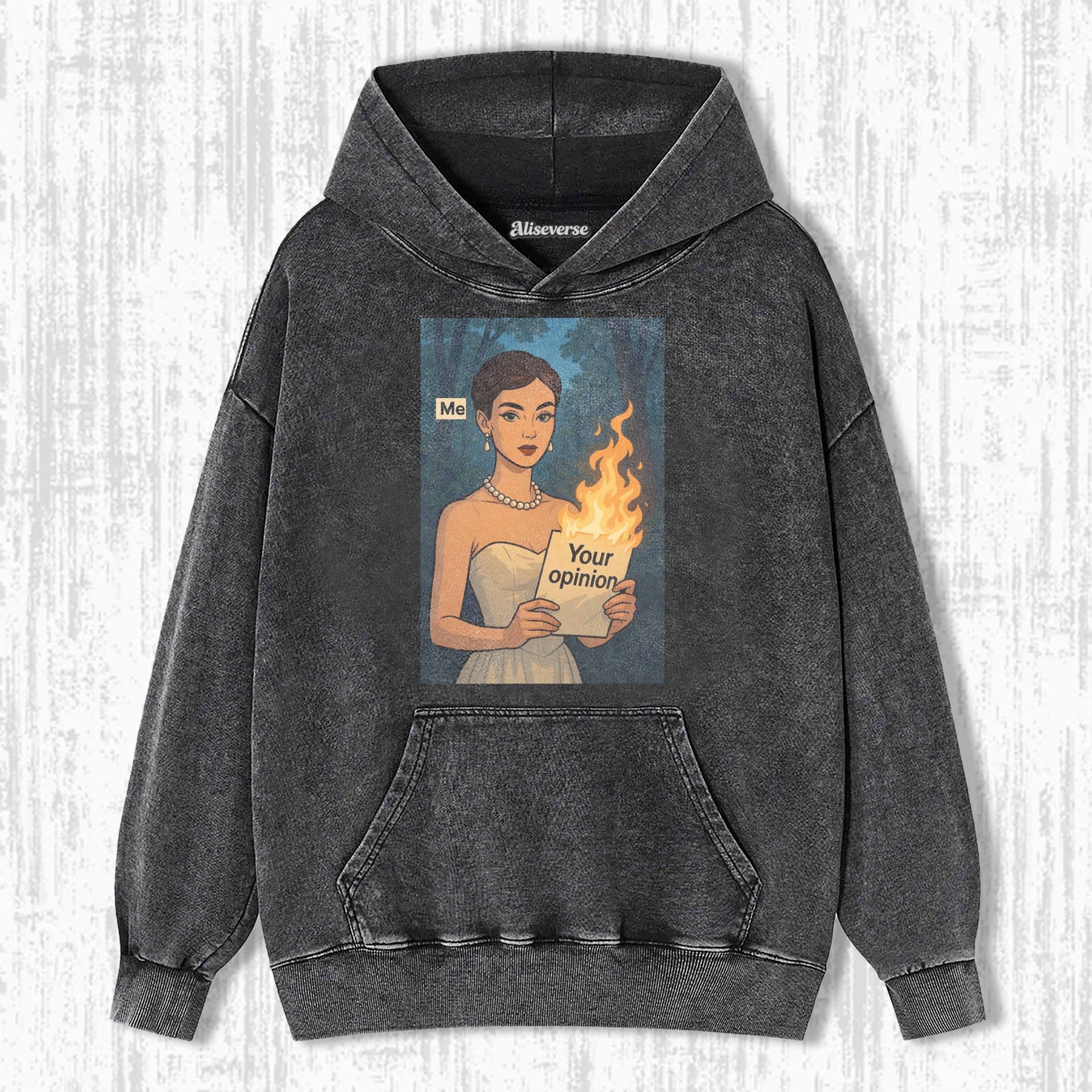YOUR OPINION IS IRRELEVANT HOODIE