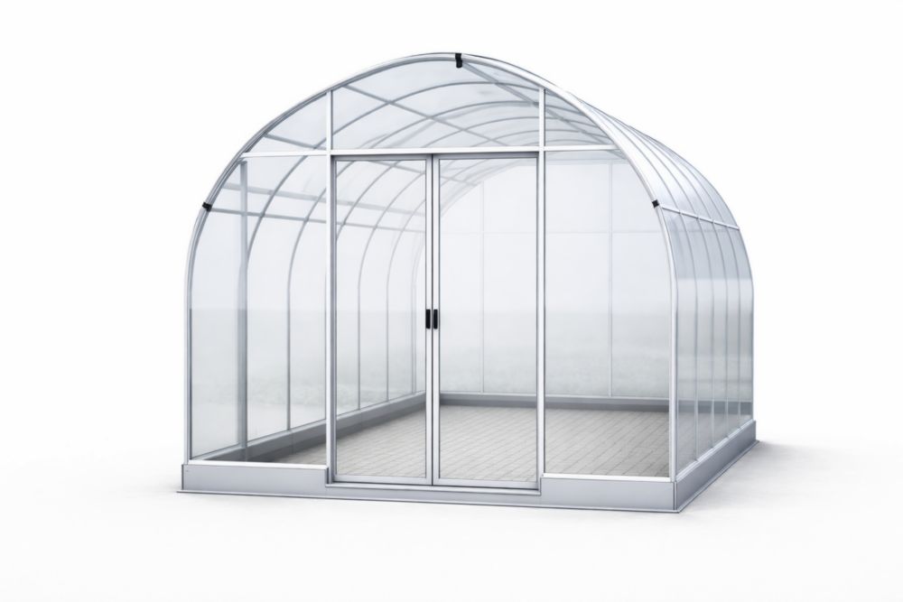 Serre de Jardin en Aluminium et Polycarbonate 200x300x250cm