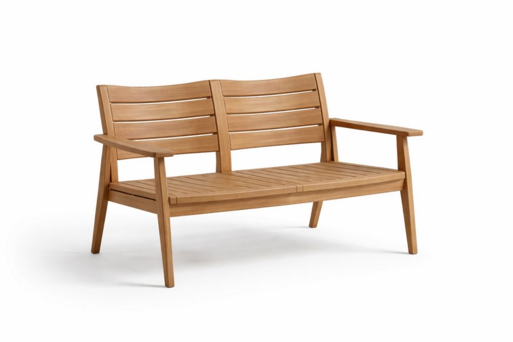 Banc de Jardin en Bois d'acacia 2 Places