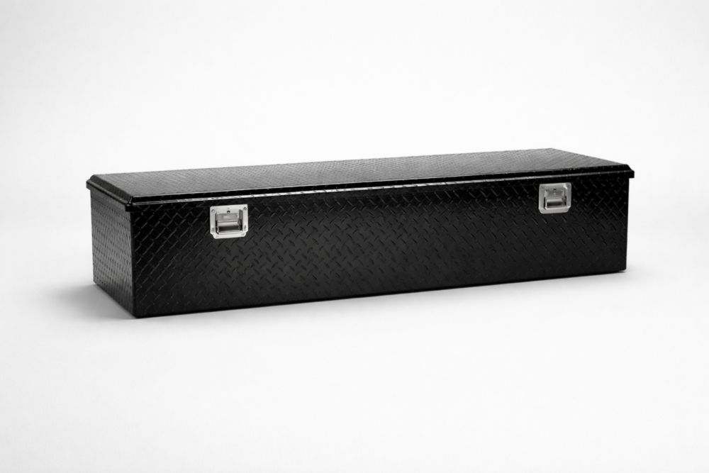 Boîte de rangement en Aluminium noir