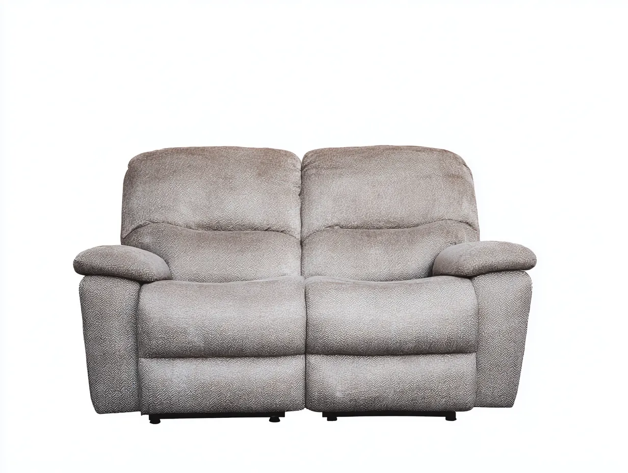 Divano reclinabile-tessuto-155x95x100 cm-grigio beige-design moderno-Denuplab