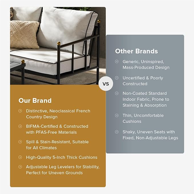 Handmade outdoor furniture