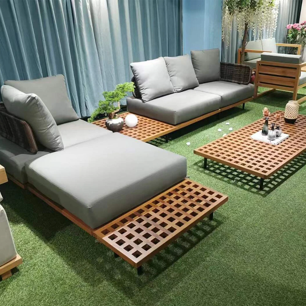 Garden rattan sofa, outdoor garden furniture