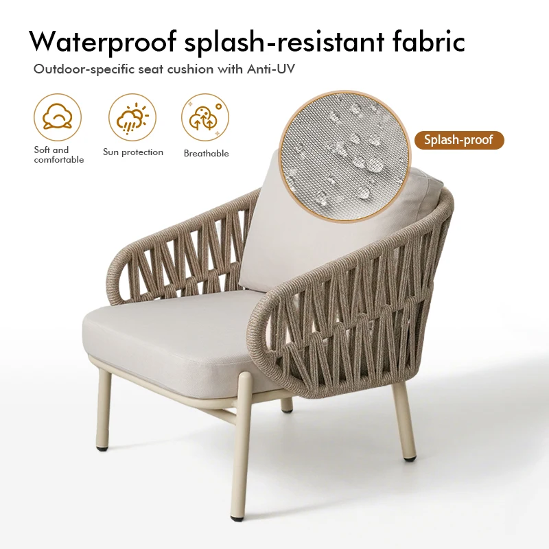 Outdoor furniture, garden sofa sets, circular outdoor furniture, rope sofas, garden sets