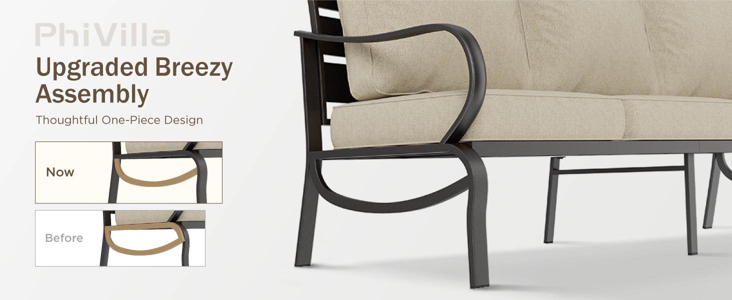 upgraded metal frame