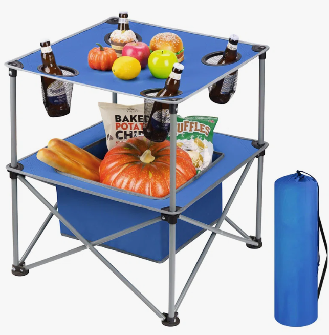 Portable Folding Camping Table Lightweight Outdoor Picnic Table