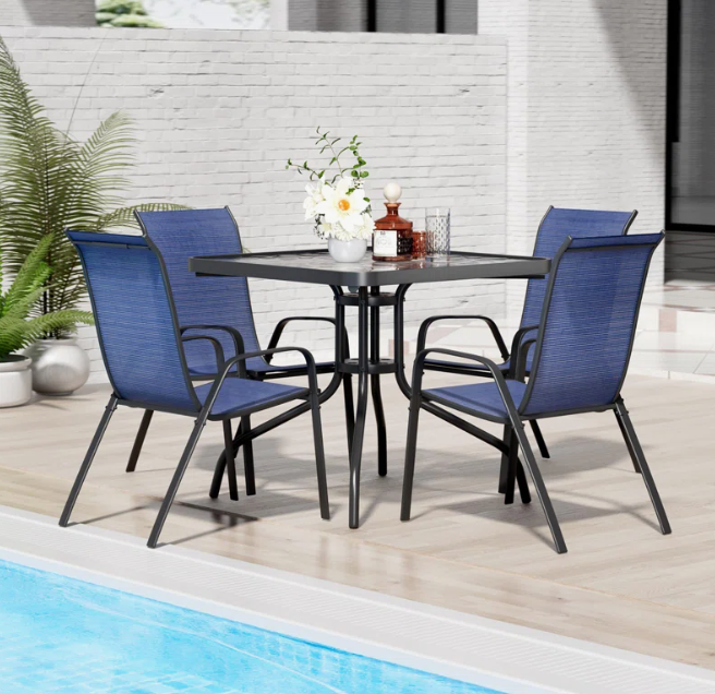 Patio Dining Set 5 Pieces