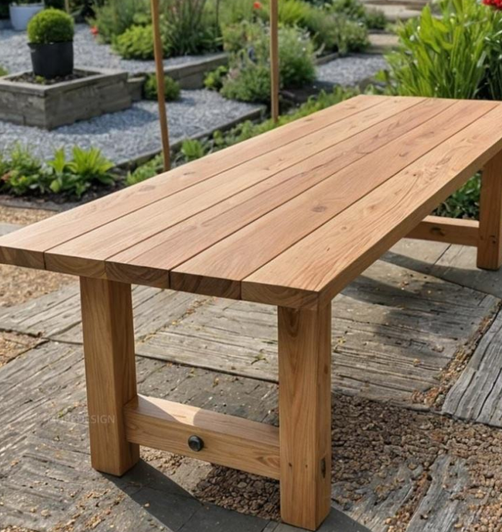 9-Piece Patio Dining Set Teak Finish and Weather-Net Technology Ideal for Outdoors and Indoors