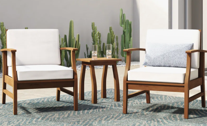 Person Patio Conversation Sets with Cushions