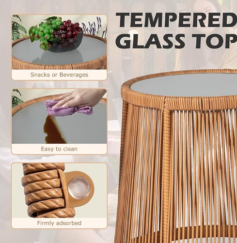  2 - Person Patio Conversation Sets with Cushions