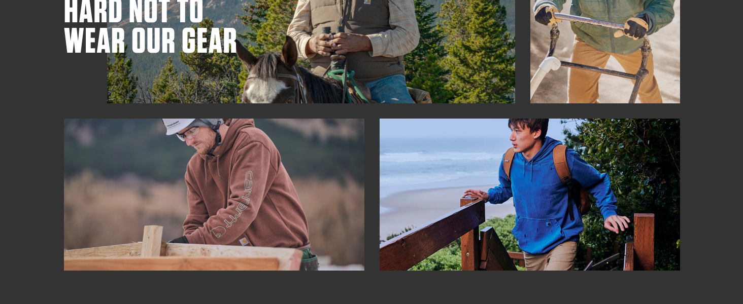 You work too hard not to wear our gear, Shop our men's best sellers