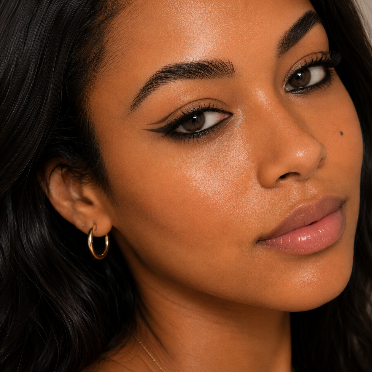 Retractable Eyeliner with Smudger in Black