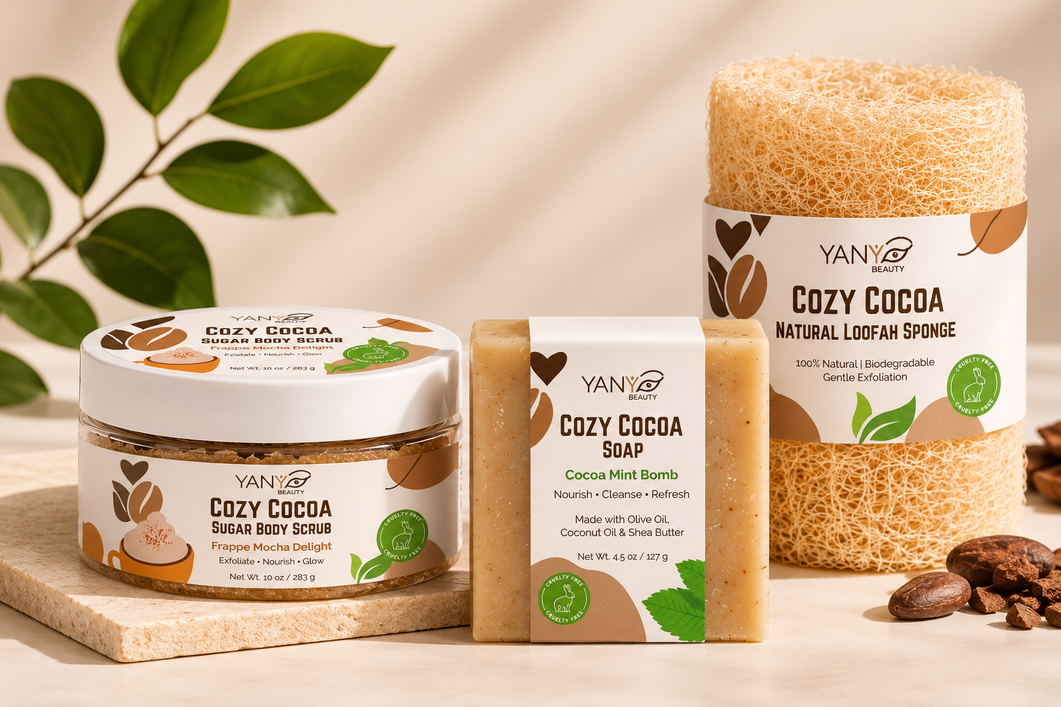 Cozy Cocoa Bath & Body Gift Set