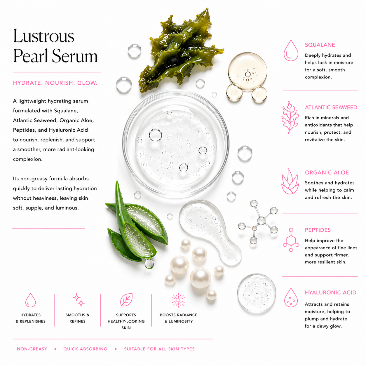 Lustrous Pearl Hydrating Anti-Aging Serum