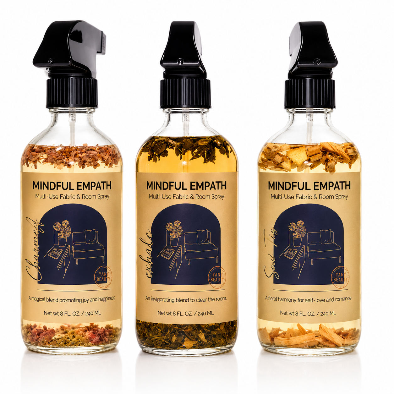 Mindful Empath Multi-Use Air and Fabric Refreshing Spray (3 Pack)