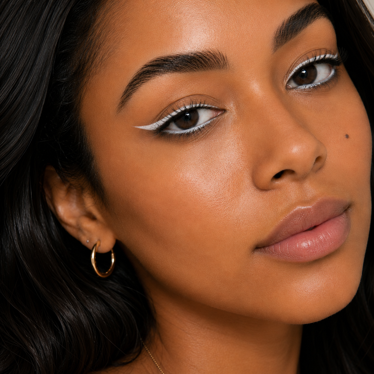 Retractable Eyeliner with Smudger in Black