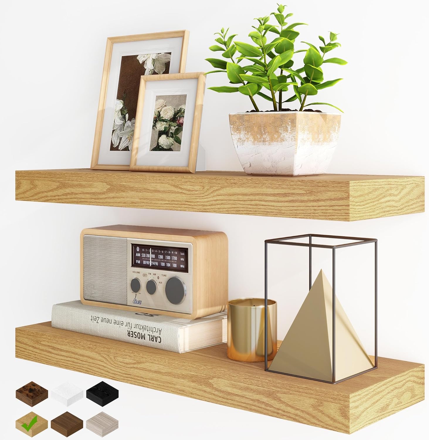 24Inch Floating Shelves Set of 2