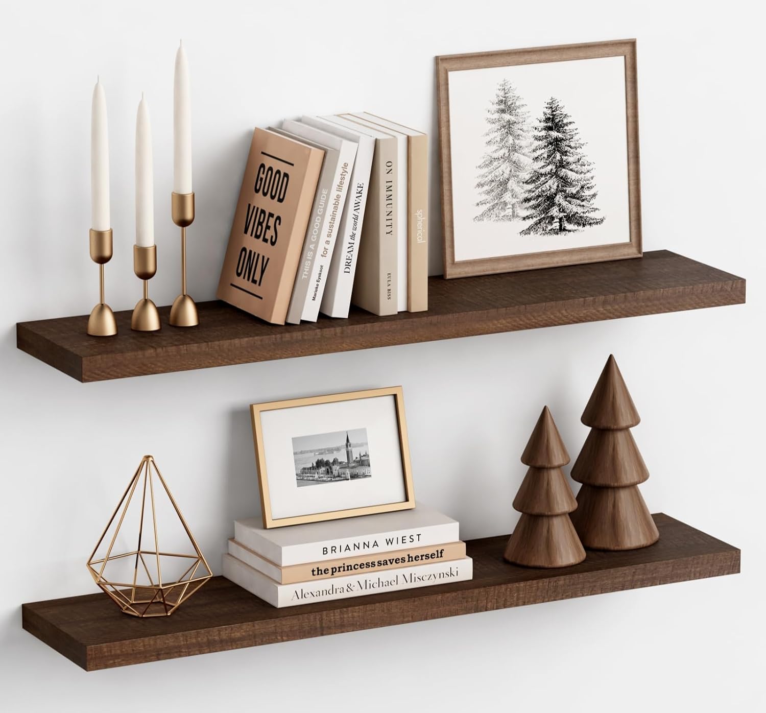 36 Inch Floating Shelves for Wall Set