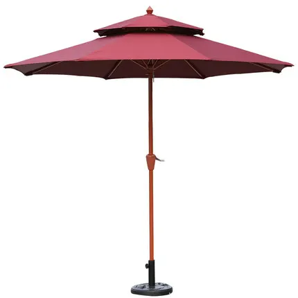 Outdoor Furniture Set 4x4 Ombrelloni Da Giardino Foldable Big Umbrella for Home Garden