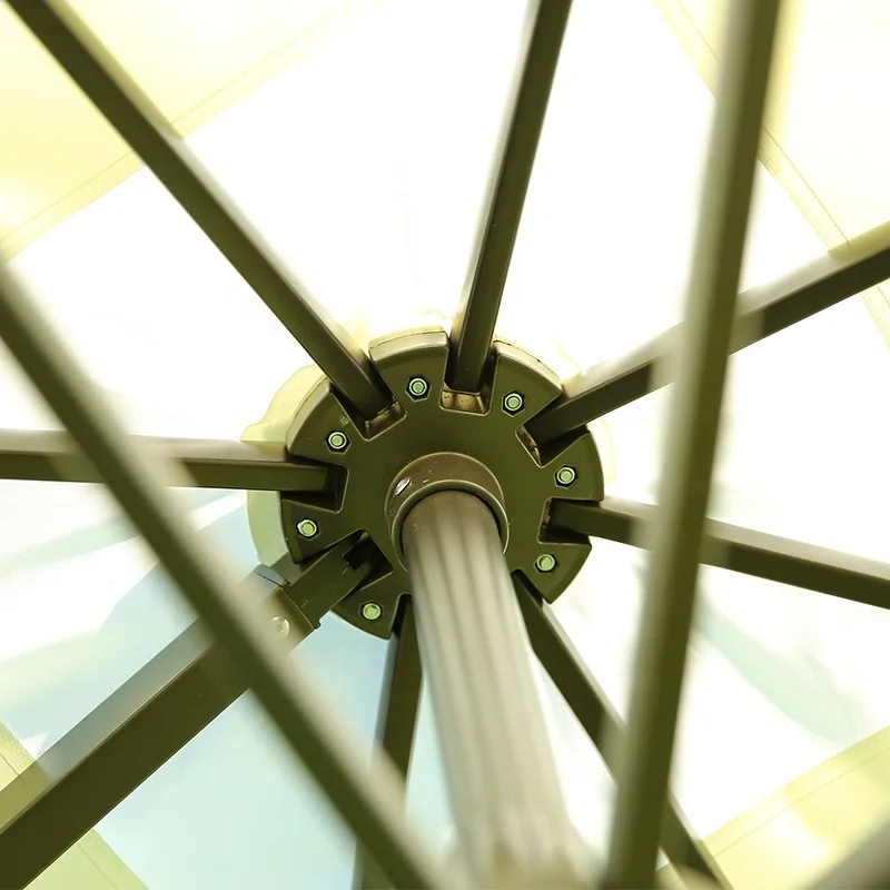 Modern 3*3M Aluminum Umbrella Waterproof Cantilever Sun Parasol for Outdoor for Garden Restaurant Patio Furniture