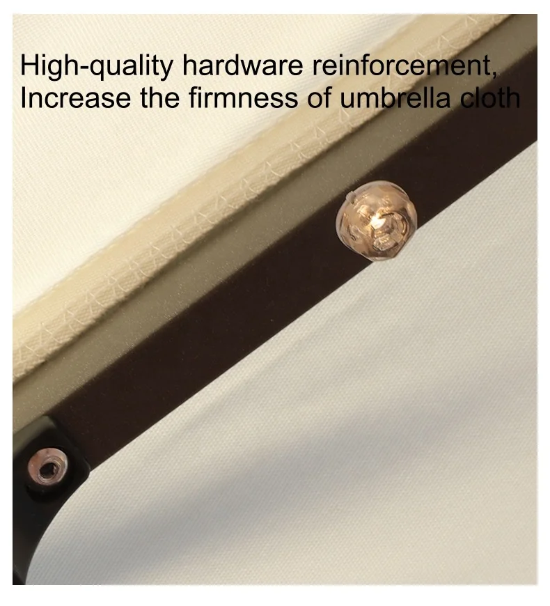 Aluminum New Deign Outdoor Sun LED Light Patio Roma Parasol Roman Umbrella for Garden Shading Patio Umbrella Outdoor