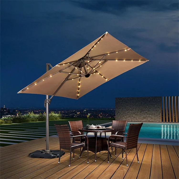 Outdoor Tent Atmosphere Lamp LED String Lights Star Patio LED Umbrella String Light Camping Tents Christmas