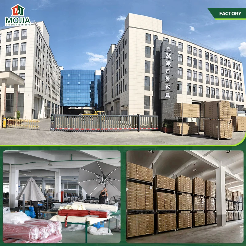 Outdoor Furniture Set 4x4 Ombrelloni Da Giardino Foldable Big Umbrella for Home Garden