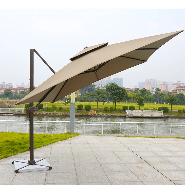 Outdoor Furniture Set 4x4 Ombrelloni Da Giardino Foldable Big Umbrella for Home Garden