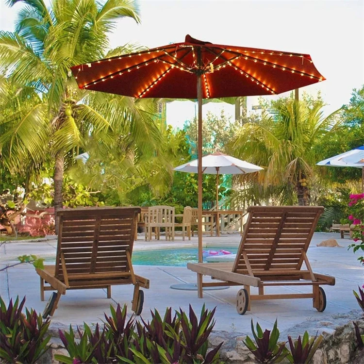 Outdoor Tent Atmosphere Lamp LED String Lights Star Patio LED Umbrella String Light Camping Tents Christmas