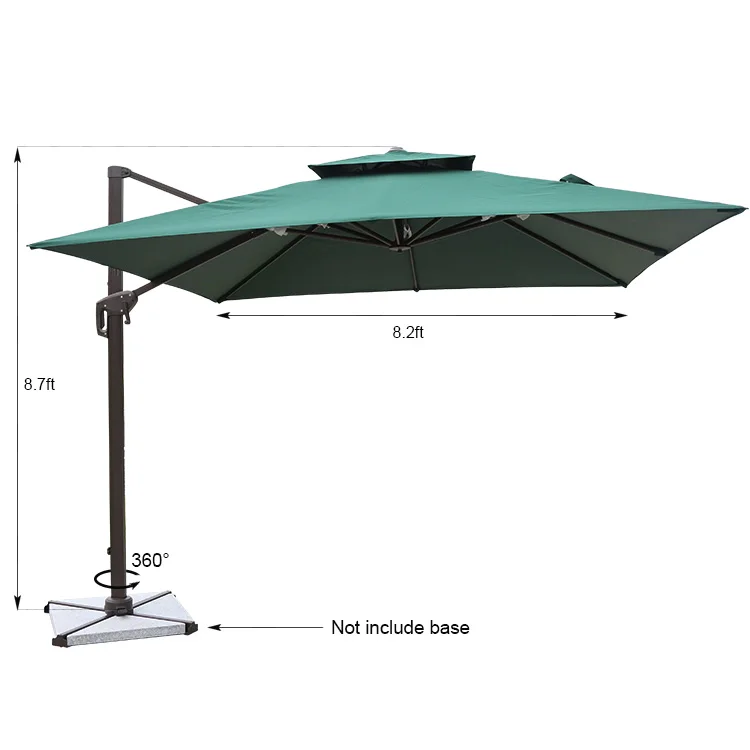 Outdoor Furniture Set 4x4 Ombrelloni Da Giardino Foldable Big Umbrella for Home Garden