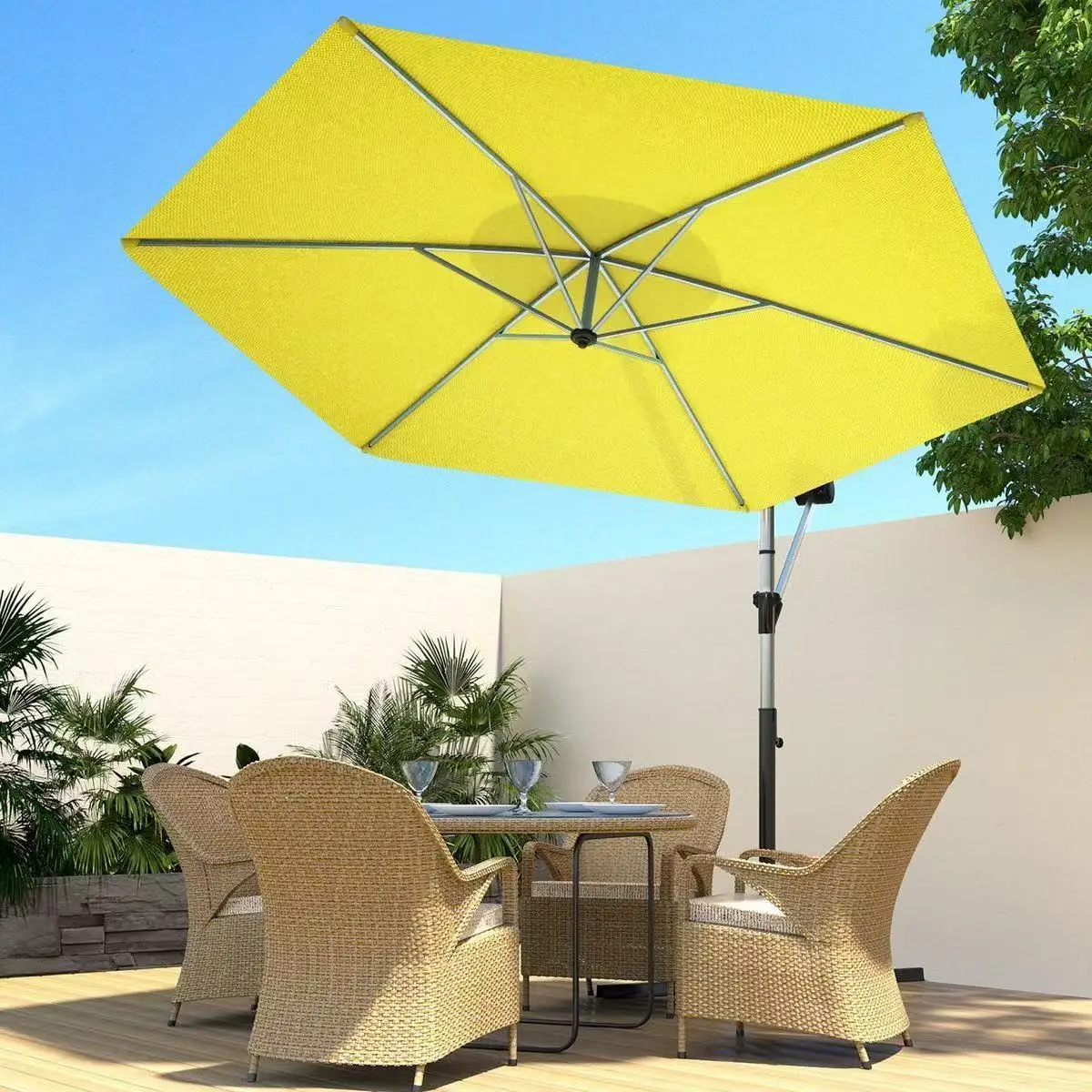  Patio Outdoor Poolside Restaurant Club Resort Umbrella