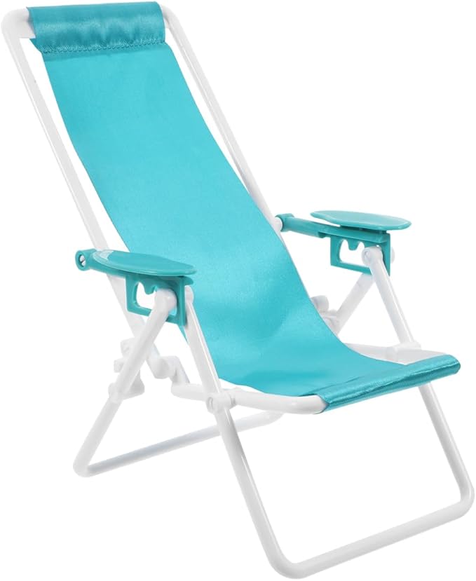  Folding Beach Chair Lightweight Portable Lounge Chair with Breathable Design and Stable Support for Outdoor Camping Beach and Picnic