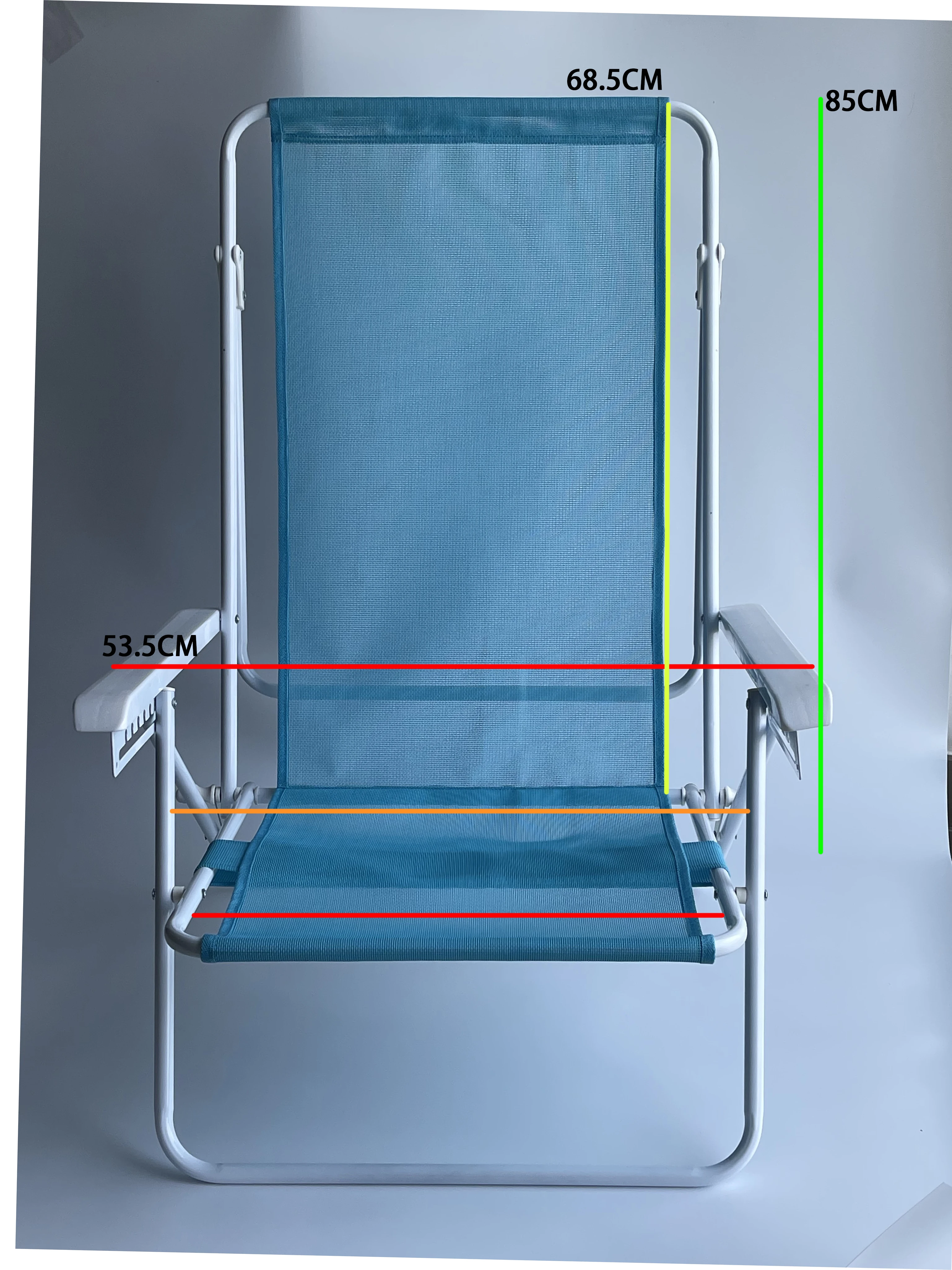 Outdoor Compact Foldable Portable Travel Camping Fishing Chair Metal Lounge Folding Beach Chair for Event