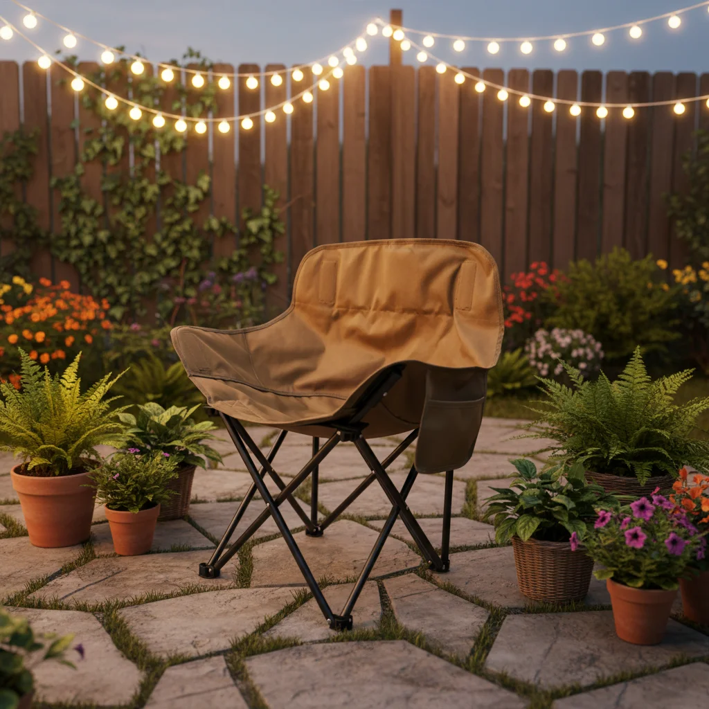 Lightweight Portable Metal Folding Chair for Outdoor Activities 