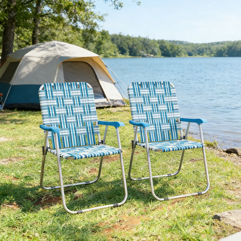  Folding Chair Outdoor Beach Chair Portable Camping Chair