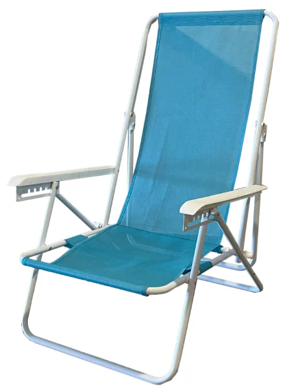 Outdoor Compact Foldable Portable Travel Camping Fishing Chair Metal Lounge Folding Beach Chair for Event