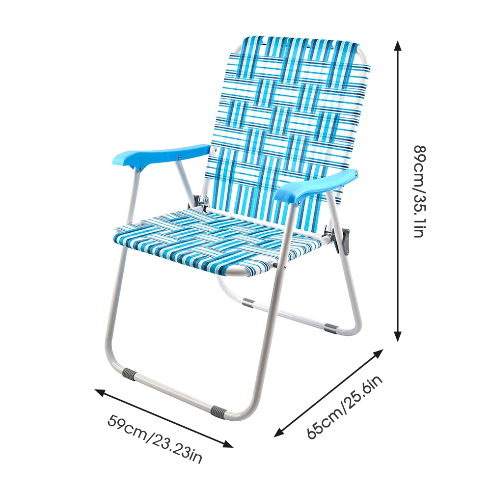  Folding Chair Outdoor Beach Chair Portable Camping Chair
