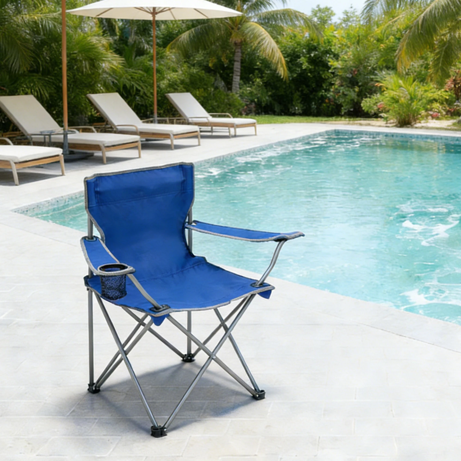 Portable Foldable Durable Eco-Friendly Outdoor Lounge Camping Chair