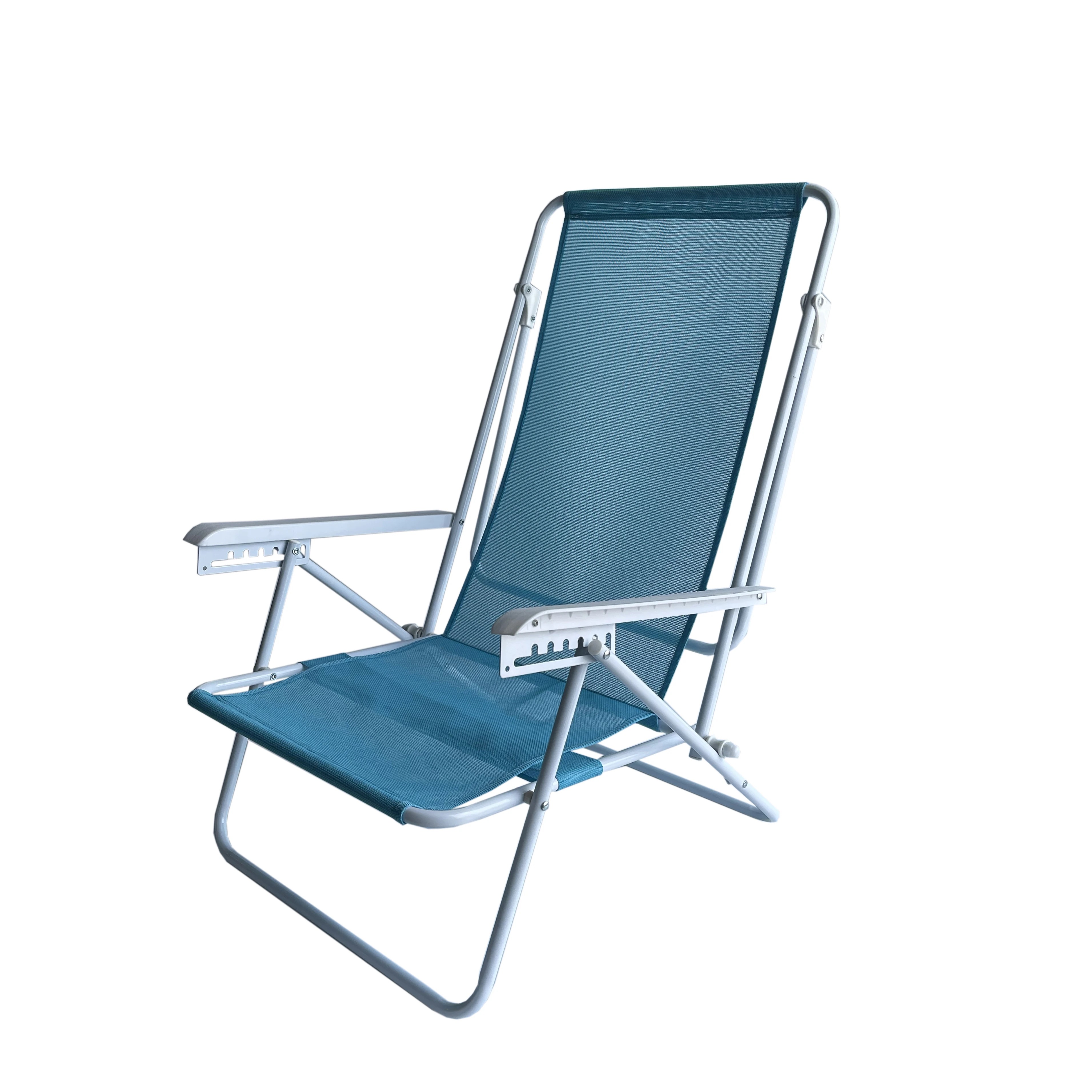 Outdoor Compact Foldable Portable Travel Camping Fishing Chair Metal Lounge Folding Beach Chair for Event