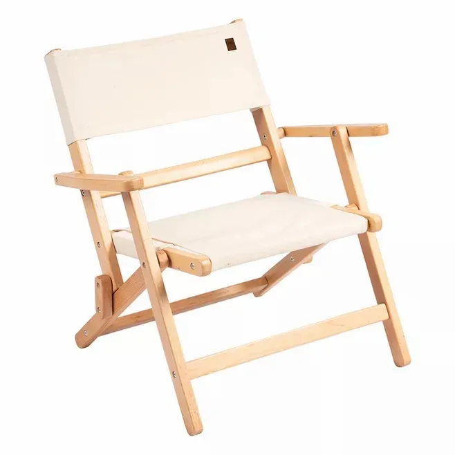  Fashion Outdoor Furniture Sunbeds Small Folding Portable Wood Beach Single Chairs