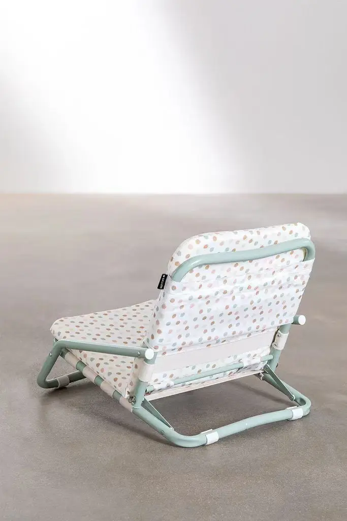 Hot-selling Foldable Beach Chair with Backrest Base, Fashionable Lightweight Beach Chair Activity Mat, Household Recliner