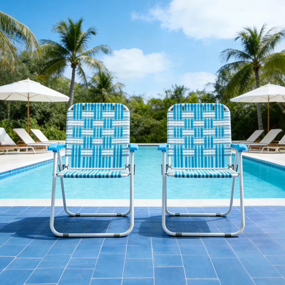  Folding Chair Outdoor Beach Chair Portable Camping Chair