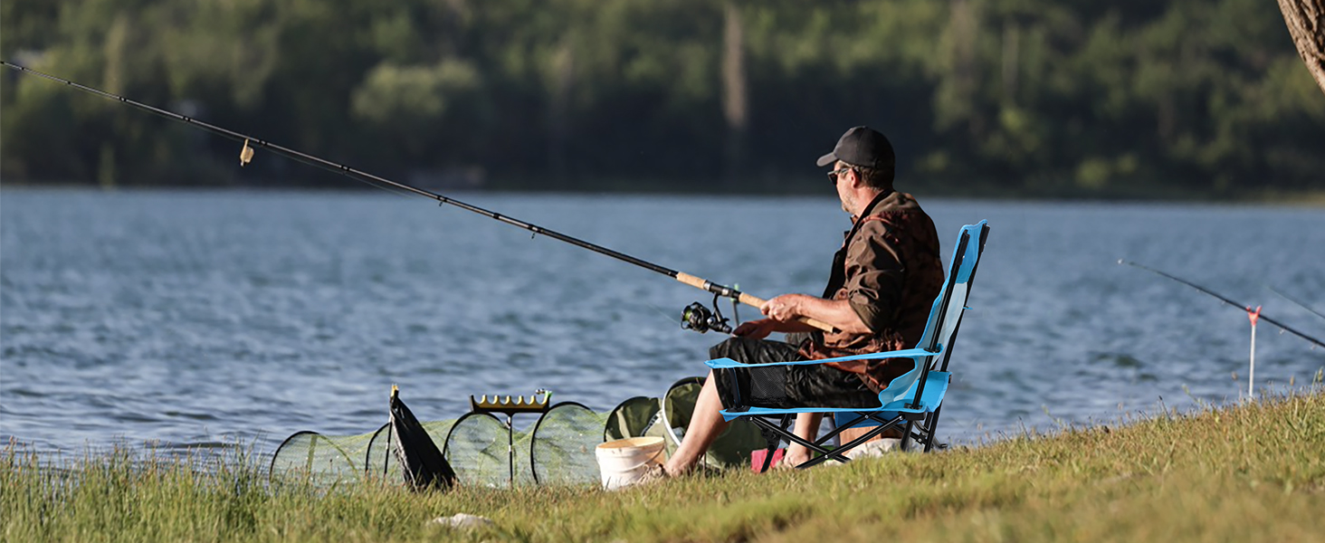 beach chair folding camping chairs lawn outside camp portable heavy duty kids fold up adults